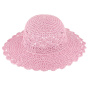 Capeline Jailly Paille Papier Rose - Traclet