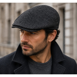 Casquette Plate Matteo Laine Anthracite - FLECHET
