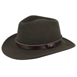 copy of Traveller Langres Crushable Black Felt Waterproof Hat - Flechet