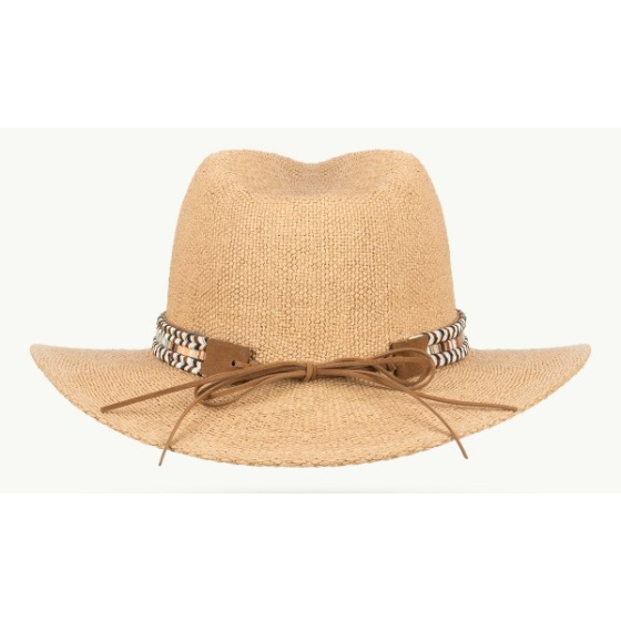Chapeau Fedora Northcliff Paille Beige - Traclet - Scippis