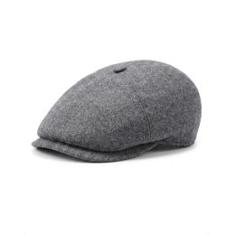 Casquette Plate Gris 6 cotes - Essentiels