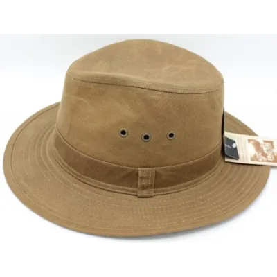 Chapeau Coton Huilé Sologne Beige - Traclet