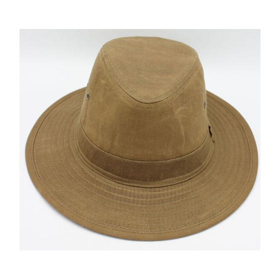 Oiled Cotton Hat Sologne Beige - Traclet