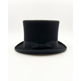 Chapeau haut de forme mélusine Noir