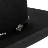 Chapeau Cowboy Liano Buffalo 4X Noir - Stetson  Reference : 22137| Chapellerie Traclet