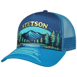Casquette Trucker Mountain Lake Bleu – Stetson