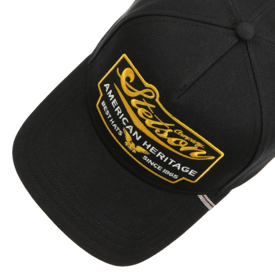 Casquette Baseball American Eagle Noire Coton – Stetson