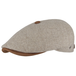 Casquette Plate Sologne Laine vierge Beige - FLECHET
