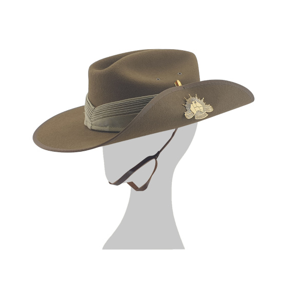 Statesman Military Traveller Hat in Felt