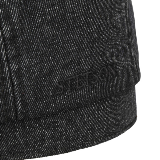 Casquette Hatteras Vintage Barista Denim Noire - Stetson