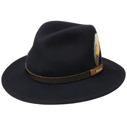 Delaware Valrico Black Felt Hat - Stetson
