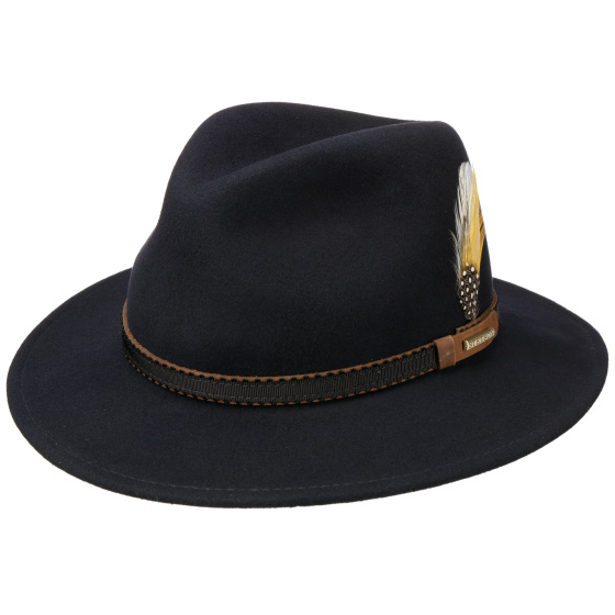Delaware Valrico Black Felt Hat - Stetson