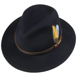 Delaware Valrico Black Felt Hat - Stetson