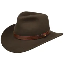 Chapeau Cheval Traveller Feutre laine Olive - Stetson