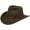 Cheval Traveller Wool Felt Hat Olive - Stetson Reference: 24401| Chapellerie Traclet