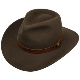 Chapeau Cheval Traveller Feutre laine Olive - Stetson