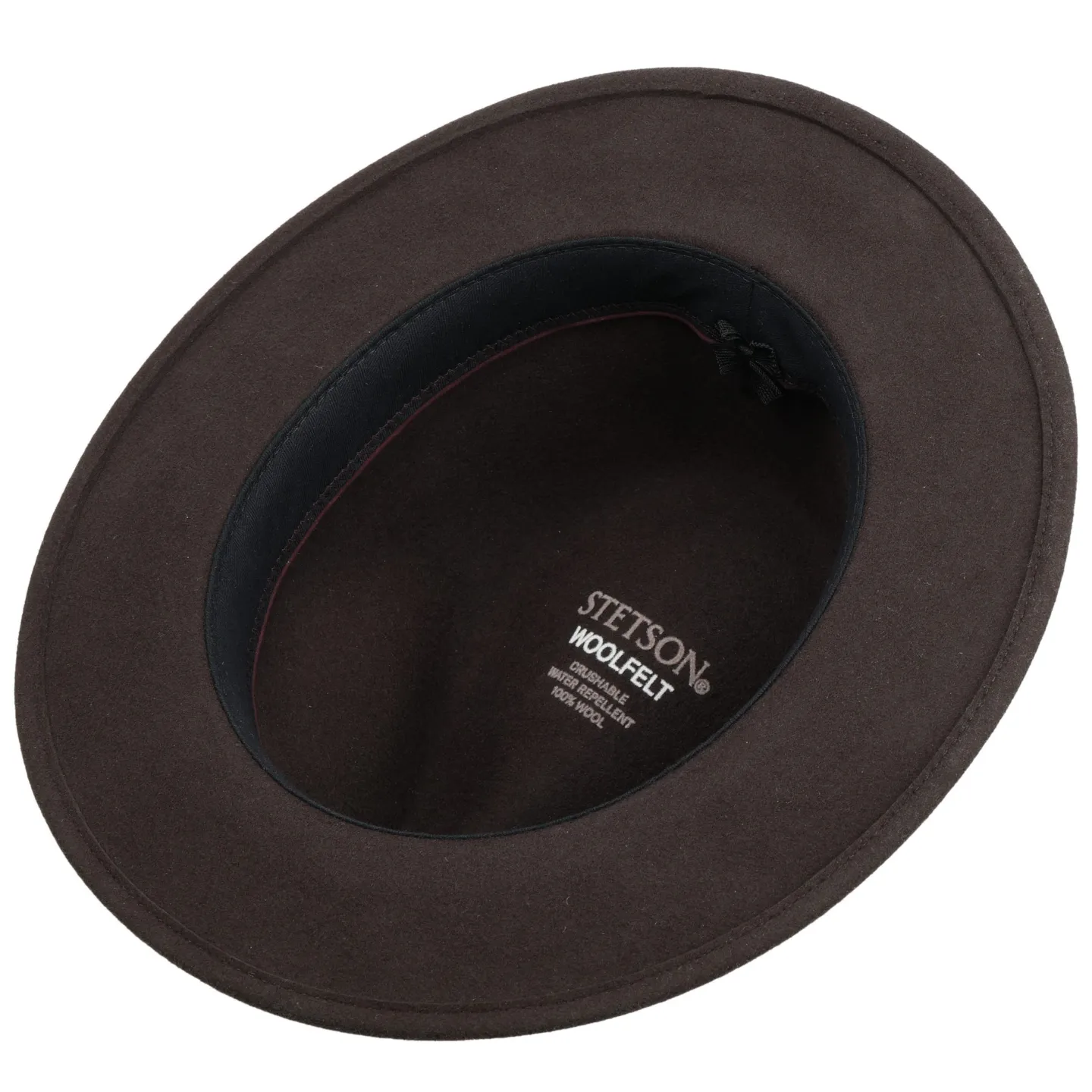 Traveller Aussie Woolfelt Brown Hat - Stetson Reference : 24402| Chapellerie Traclet