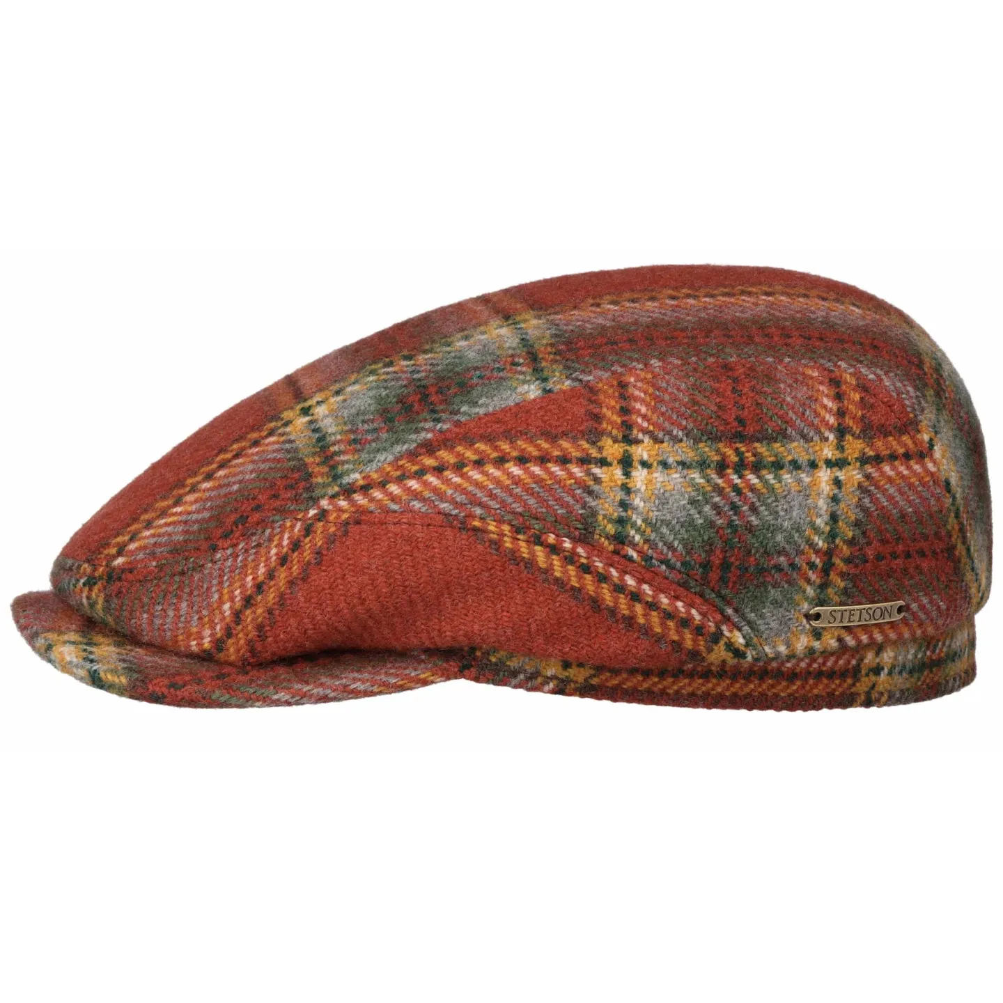 Flat Cap Edinburgh Tartan Wool - Stetson Reference: 24403| Chapellerie Traclet