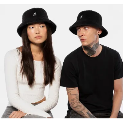 Fugora Casual Black Bucket Hat - Kangol Reference: 24416| Chapellerie Traclet