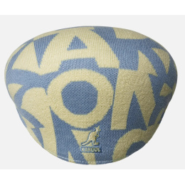 copy of Barbed Check Flat Cap Black & White - Kangol