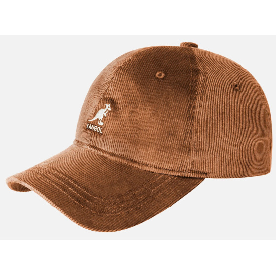 Casquette Strapback Cord Coton Camel - Kangol