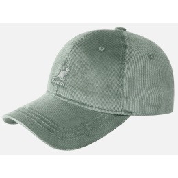 Strapback Cord Cotton Sage Green Cap - Kangol