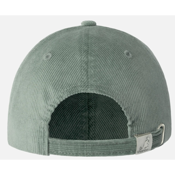 Casquette Strapback Cord Coton Vert Sauge - Kangol