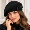 Béret Femme Formé Élise Laine Noir - Traclet