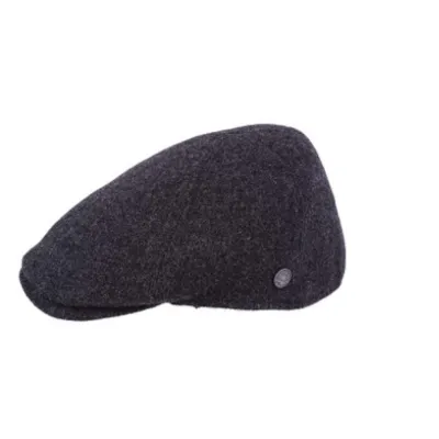 Gatsby Flat Cap Wool Anthracite - Traclet Reference: 24439| Chapellerie Traclet