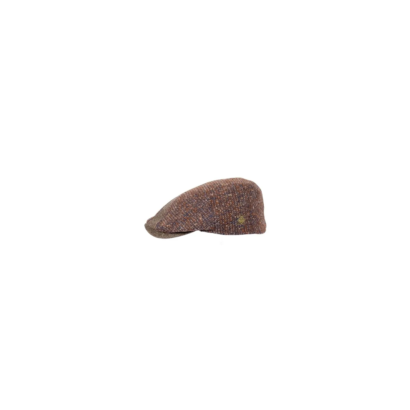 Casquette Plate Domero Rouille Laine Vierge - Traclet