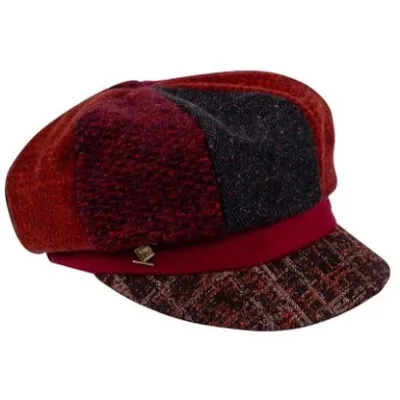 Casquette Gavroche Upcycling Gav Patchwork Laine - Traclet