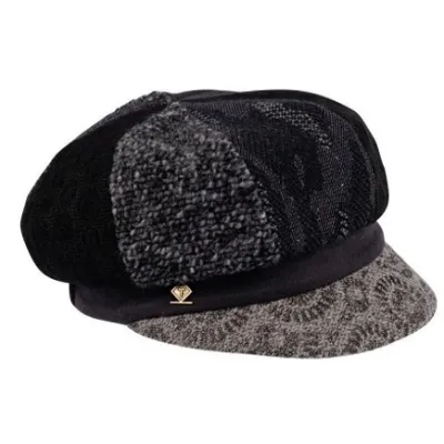 Casquette Gavroche Upcycling Gav Patchwork Grise - Traclet