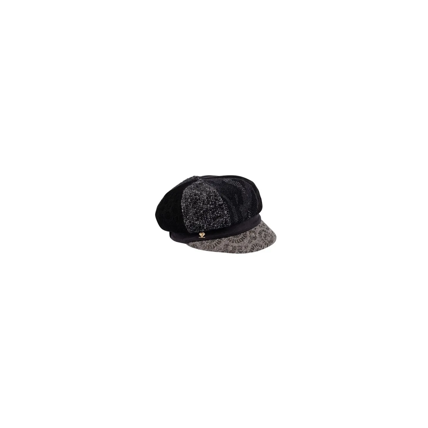 Casquette Gavroche Upcycling Gav Patchwork Grise - Traclet