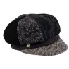 Gavroche Upcycling Gav Patchwork Grey Cap - Traclet Reference: 24444| Chapellerie Traclet