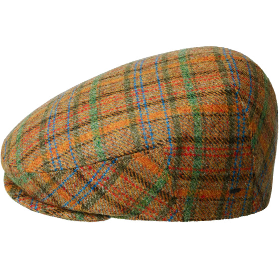 copy of Grey Linen Lipsey Flat Cap - Bailey