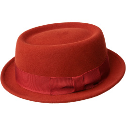 Darron Copper Wool Porkpie Hat - Bailey