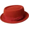 Darron Copper Wool Porkpie Hat - Bailey Reference: 24460| Chapellerie Traclet
