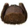 Wilsey Brown Plaid Wool Chapka - Bailey ref 24463 Chapellerie Traclet