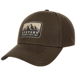 Casquette Baseball Rocky Mountain Coton Huilé Marron – Stetson