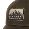 Rocky Mountain Oiled Cotton Brown Baseball Cap – Stetson Reference: 24464| Chapellerie Traclet