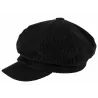 Gavroche Cap Egosa Cotton Velvet Black - Traclet Reference: 24467| Traclet Hat Shop