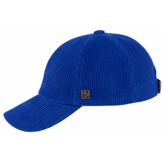 Casquette Baseball Alizé Velours Côtelé Lazuli - Traclet
