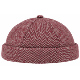 Docker Cooper Chevron Beanie Bordeaux - Traclet
