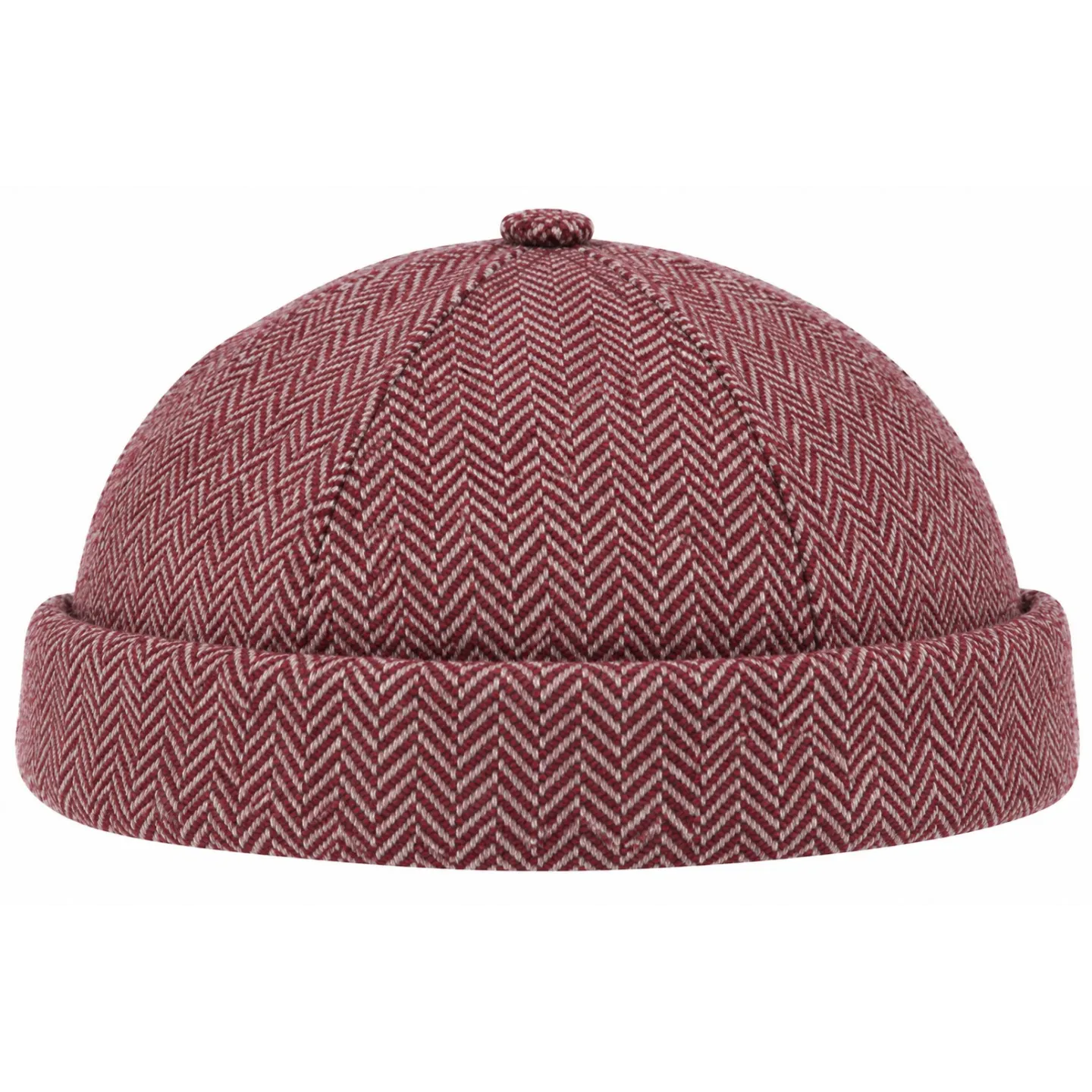 Bonnet Docker Cooper Chevron Bordeaux - Traclet  Reference : 24473| Chapellerie Traclet