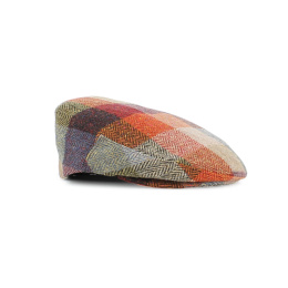 Casquette Plate Carreaux Laine Vierge - City Sport