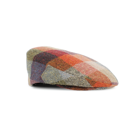 Flat Cap Plaid Virgin Wool - City Sport