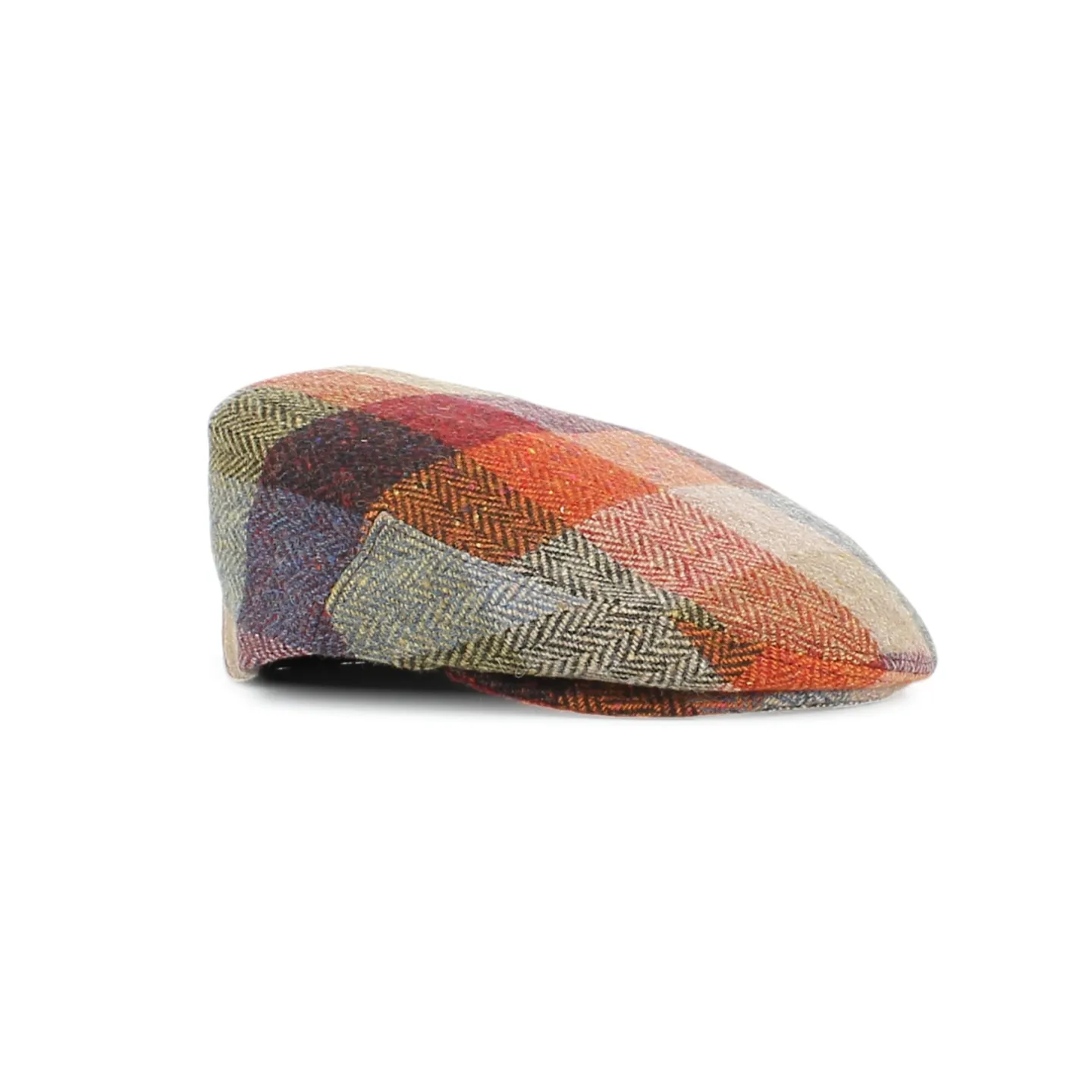 Casquette Plate Carreaux Laine Vierge - City Sport