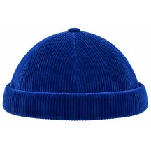 Malo Corduroy Velvet Docker Beanie Lazuli – Traclet Reference: 24477| Chapellerie Traclet