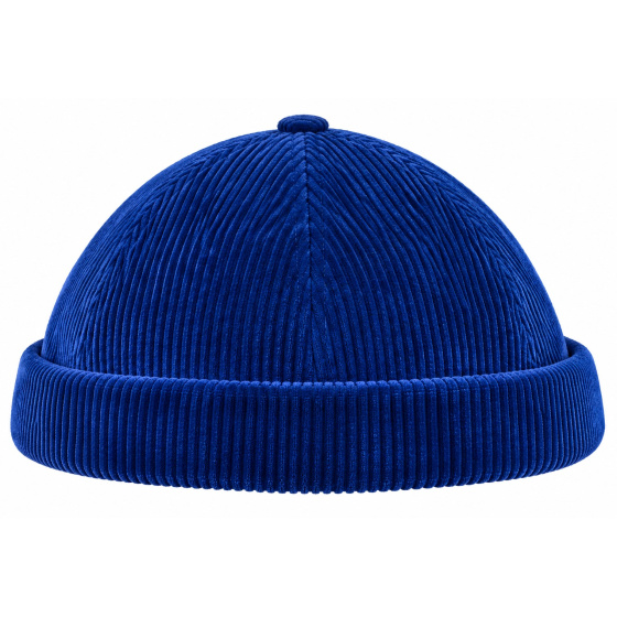 Bonnet Docker Malo Velours Côtelé Lazuli – Traclet