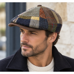 Casquette Plate America Patchwork - Traclet